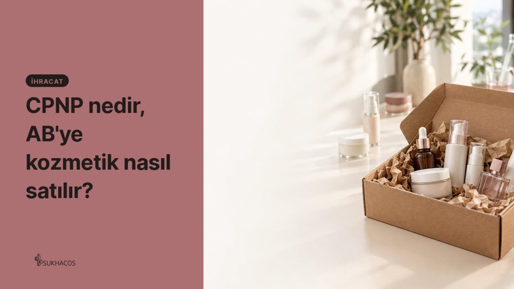 İhracat için koliye yerleştirilen etiketsiz kozmetik ürünleri